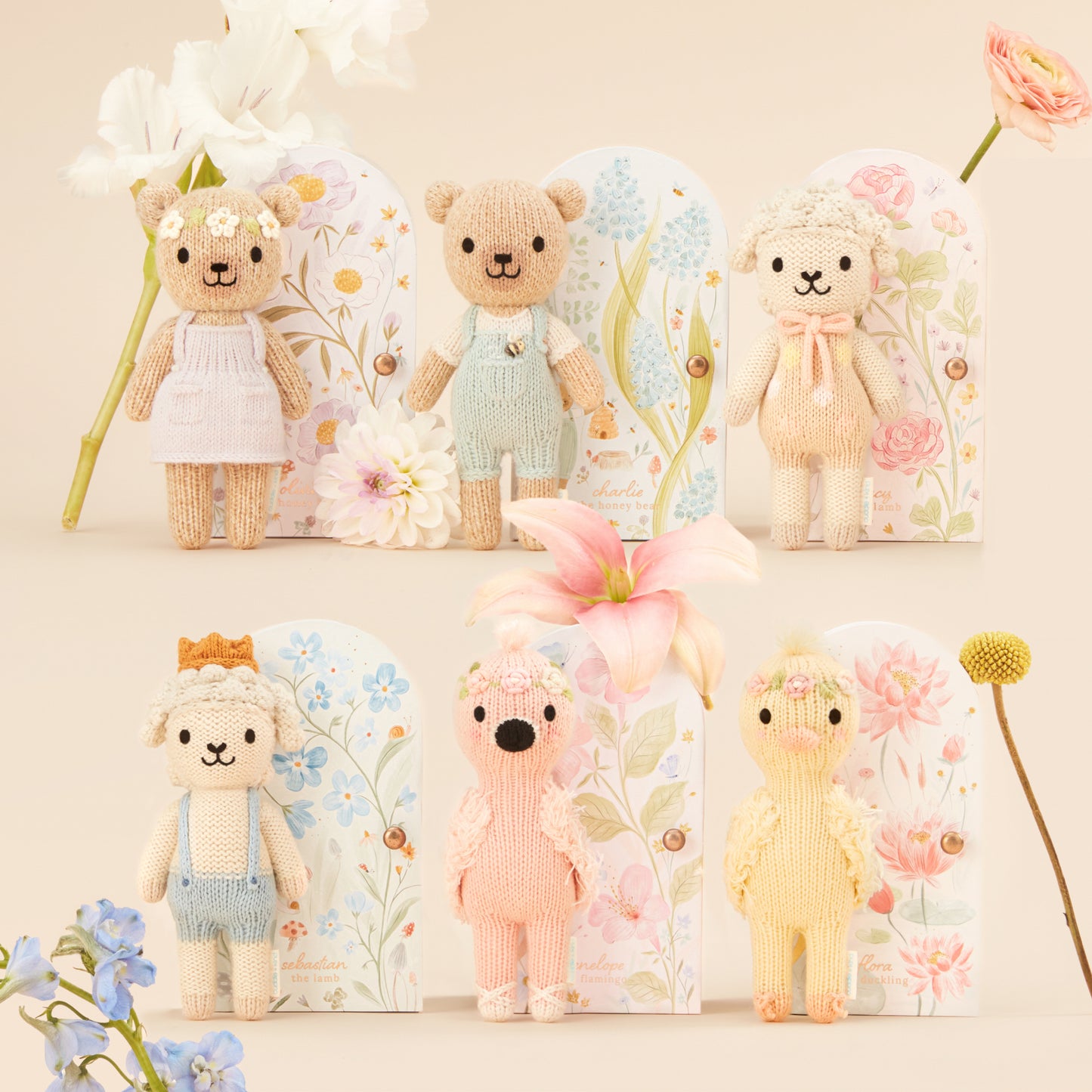 Tiny Flora the duckling (mauve)