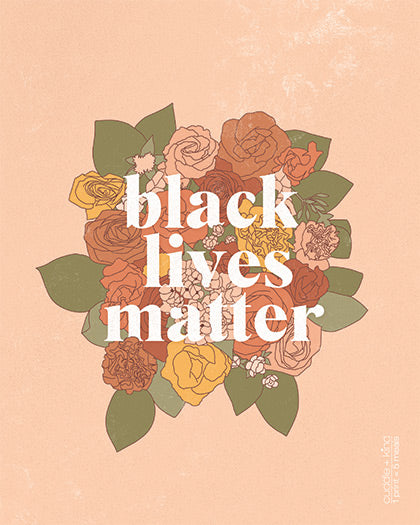 black lives matter print